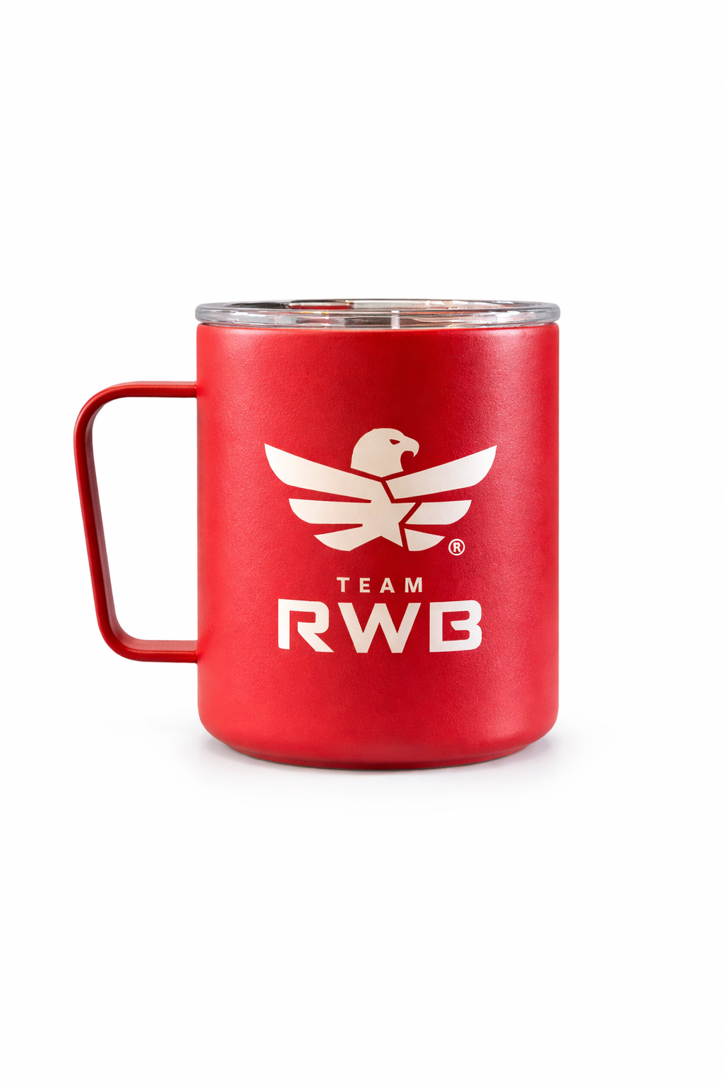 Team RWB × MiiR 12 oz Camp Cup – Red Insulated Stainless Camp Mug