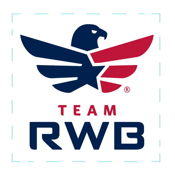 Team RWB Temporary Tattoos 10-Pack – Eagle logo and Team RWB branding temporary tattoo sheet