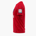 Men's Team RWB Soffe Performance Mesh T-Shirt in Varsity Red, left view.