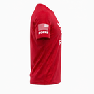 Men's Team RWB Soffe Performance Mesh T-Shirt in Varsity Red, right view.