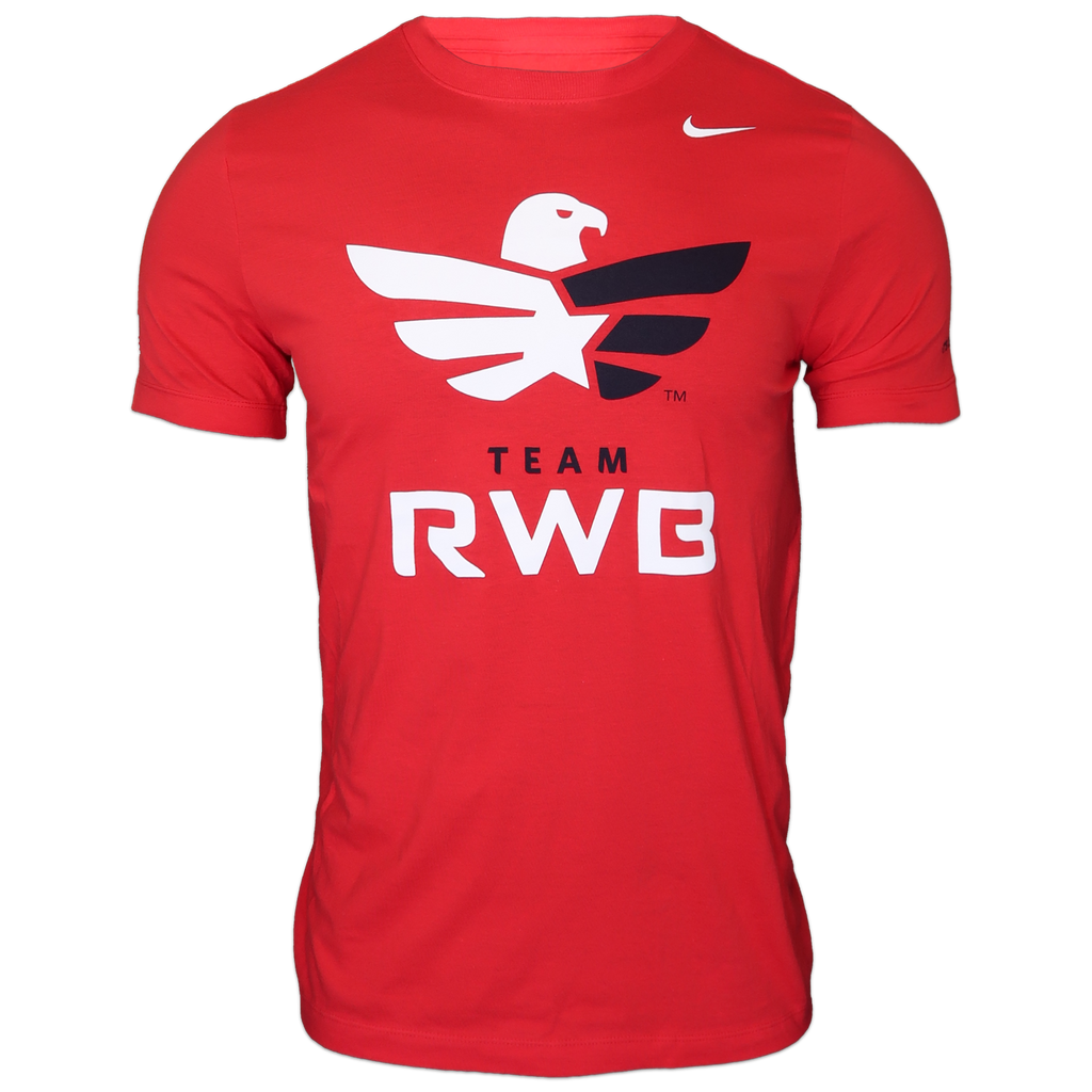 Not very often in life do 2 classics join forces...Today is that day! The original Team RWB 'Eagle' matched perfectly with the nostalgic stylings of an authentic Nike cotton tee. This is an easy, everyday T-shirt with limitless options; dressed up, dressed down, or layered to serve multiple looks! A pair of joggers and sneakers is the easiest way to go all casual. Crafted with pure cotton fabric, this t-shirt delivers a soft, comfy, and breathable feel in a regular fit design