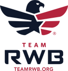 Team RWB Vinyl Decals   weatherproof vinyl 4" size  COME IN PACKS OF 50